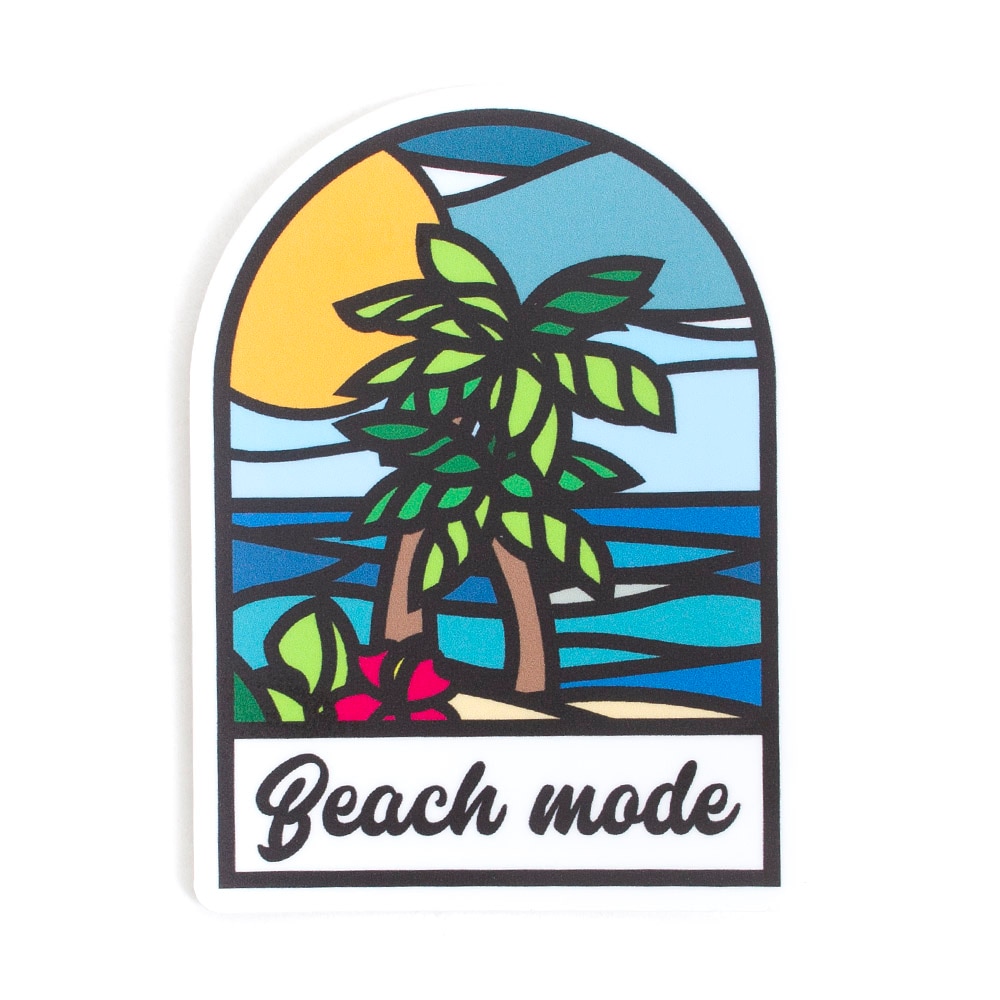 Stickers Northwest, Stickers, Art & School, 3", 632572, Beach Mode